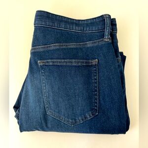 USED AUTH UNIQLO EZY ULTRA STRETCH STRAIGHT SLIM FIT COMFY TAPERED JEANS XL 36